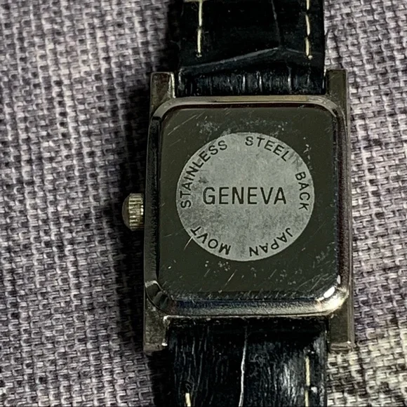 Geneva Quartz Small Rectangle Watch - Picture 5 of 9